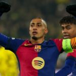 Raphinha maintains outrageous 100% record in Champions League after Barcelona win