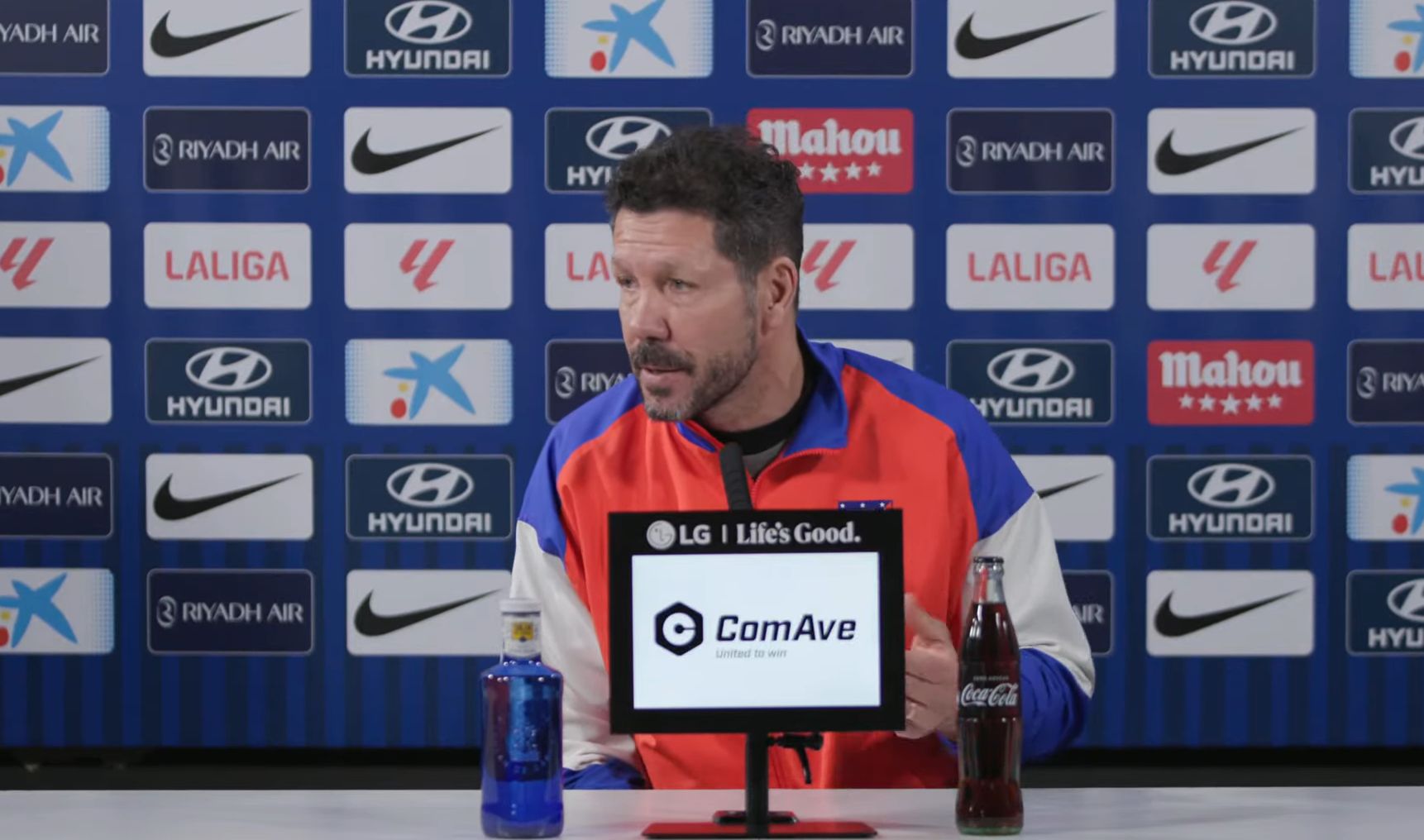 Atletico Madrid manager Diego Simeone - 'We'd like to play all three, but...'
