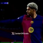 WATCH: Ronald Araujo scores to re-establish Barcelona lead against Atalanta