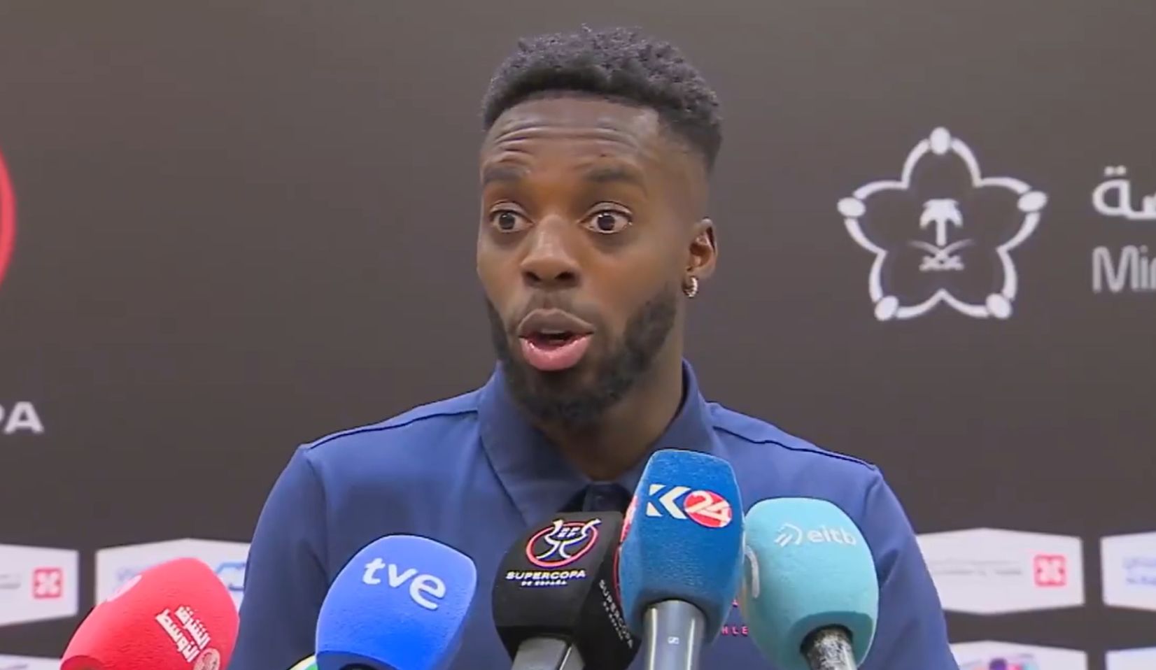 Athletic Club's Inaki Williams doesn't want Supercup in Saudi Arabia