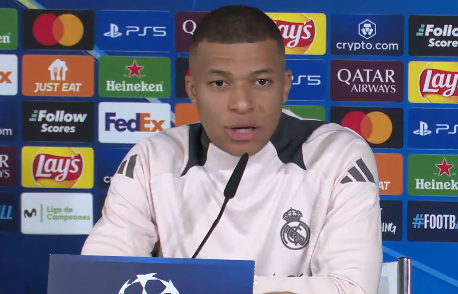 Kylian Mbappe has explained his gesture to Real Madrid fans against Celta