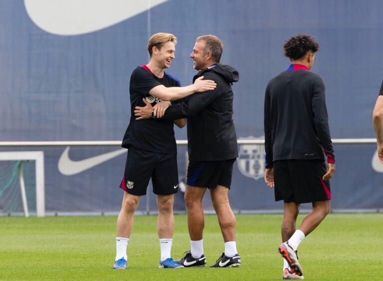 Flick explains decision to drop Marc Casado for Frenkie de Jong
