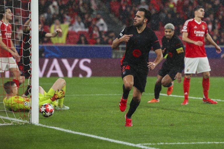Predicted Teams for Benfica against Barcelona in the Champions League