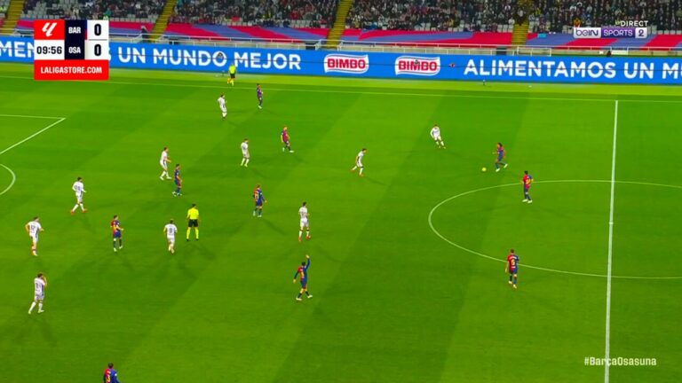 Barcelona take early lead against Osasuna as Ferran Torres strikes