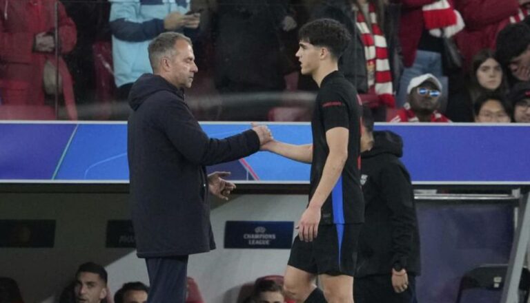 "Very proud" - Hansi Flick expresses delight at Barcelona victory against Benfica