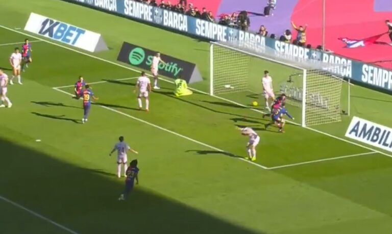 Barcelona retake lead against Girona through Lewandowski improvisation