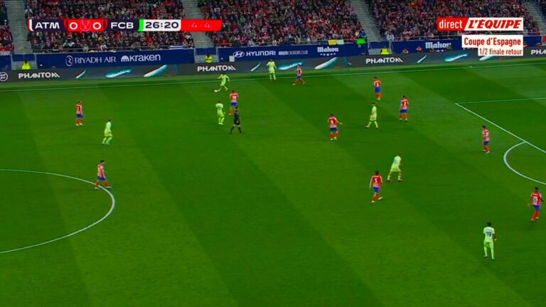 Barcelona score against Atletico Madrid courtesy of Ferran Torres