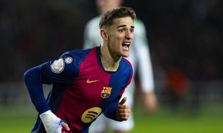 Gavi celebrates in face of Real Madrid star after Copa del Rey final