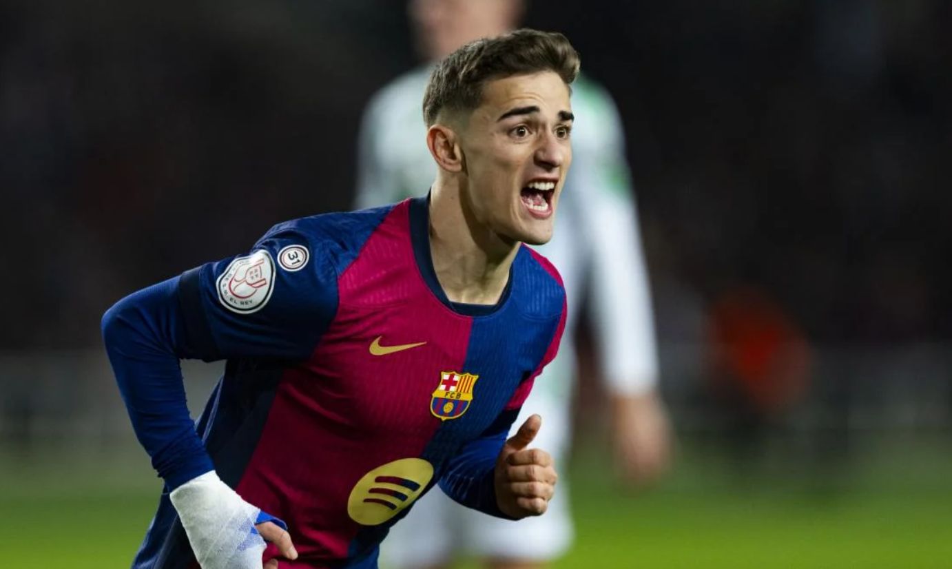 Gavi celebrates in face of Real Madrid star after Copa del Rey final