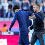 Barcelona Star Classhes with Hansi Flick After Celtic Vigo Comeback