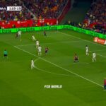 Barcelona lead in extra time as Jules Kounde scores from range