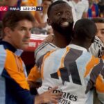 Antonio Rudiger explodes at referee during Copa del Rey final