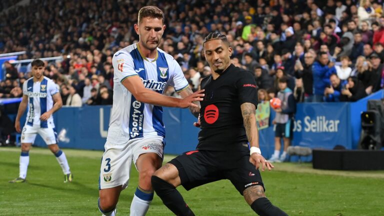 Flat Barcelona scrap out Leganes win to extend La Liga title lead