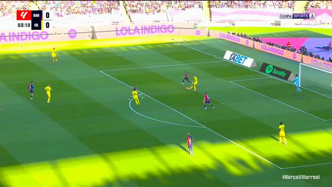 Barcelona fall behind inside four minutes as Ayoze Perez scores