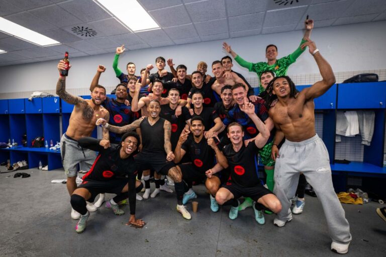 Barcelona players, Joan Laporta react to La Liga title success