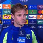 Distraught Frenkie de Jong reacts to Inter defeat