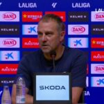 Hansi Flick reacts as Barcelona secure 2024-25 La Liga title